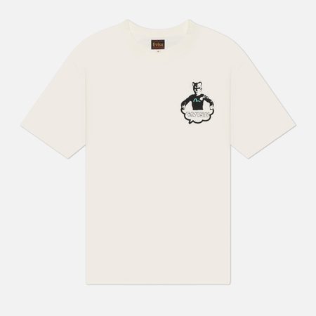 Мужская футболка Evisu Vintage New Evisu Genes Workwear, цвет белый