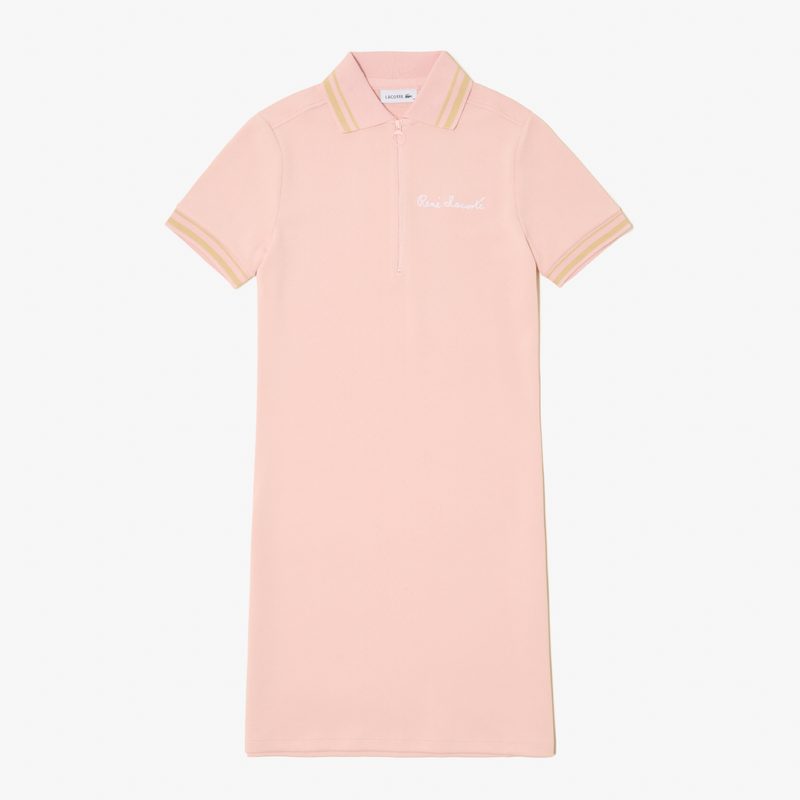 Женское платье Lacoste с коротким рукавом 5