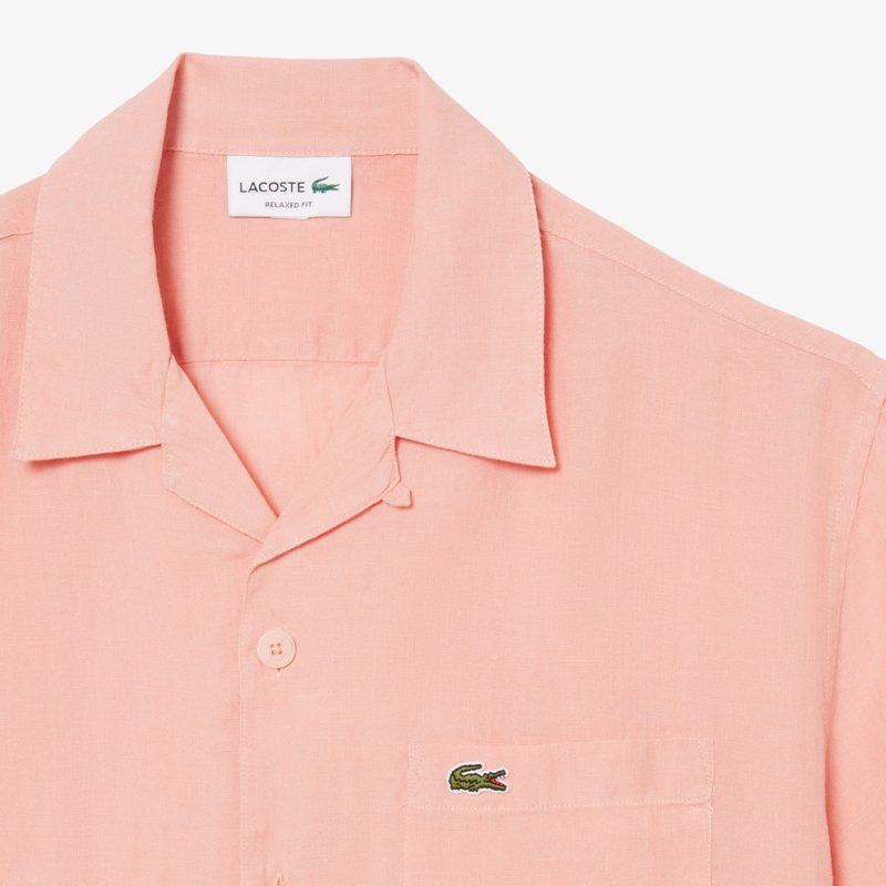 Мужская рубашка Lacoste из льна 5
