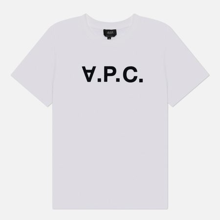 Мужская футболка A.P.C. Standard Grand V.P.C. GOTS, цвет белый