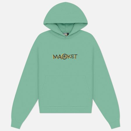 Мужская толстовка MARKET Smiley Doodle Hoodie, цвет зелёный