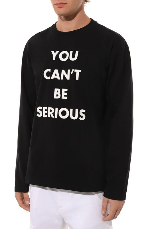 Хлопковый лонгслив Moschino 3