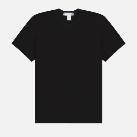 Мужская футболка Comme des Garcons SHIRT Forever Printed Logo Back, цвет чёрный