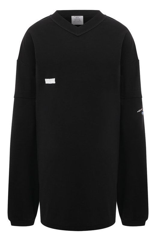 Хлопковый лонгслив VETEMENTS