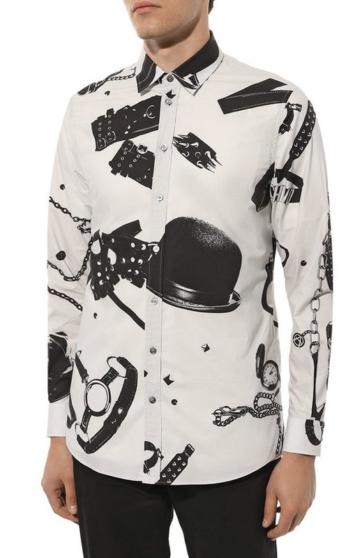 Хлопковая рубашка Moschino 3