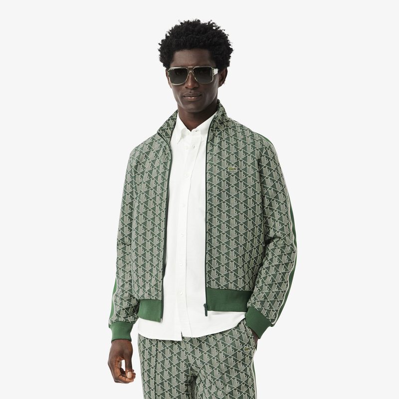 Мужская жаккардовая толстовка Lacoste PARIS с монограммой 5