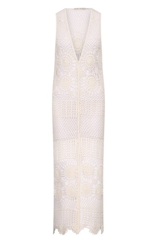 Жилет изо льна и вискозы Alice + Olivia