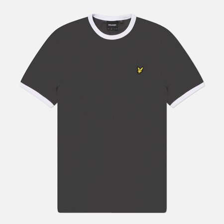 Мужская футболка Lyle & Scott Ringer Embroidered Eagle, цвет серый