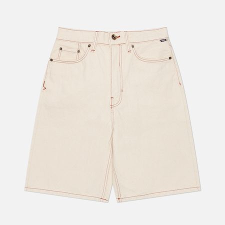 Мужские шорты Vans Check-5 Baggy Denim, цвет бежевый