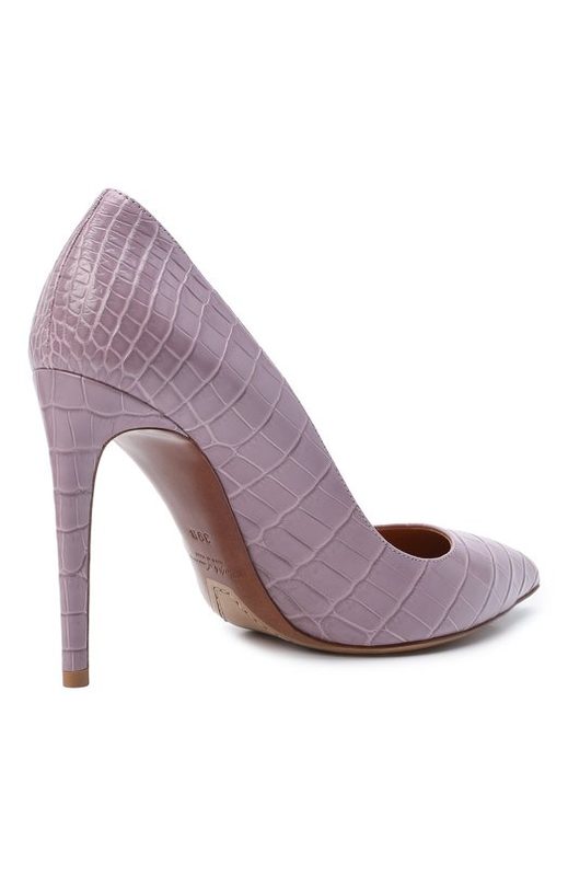 Туфли Celia из кожи крокодила Ralph Lauren 5