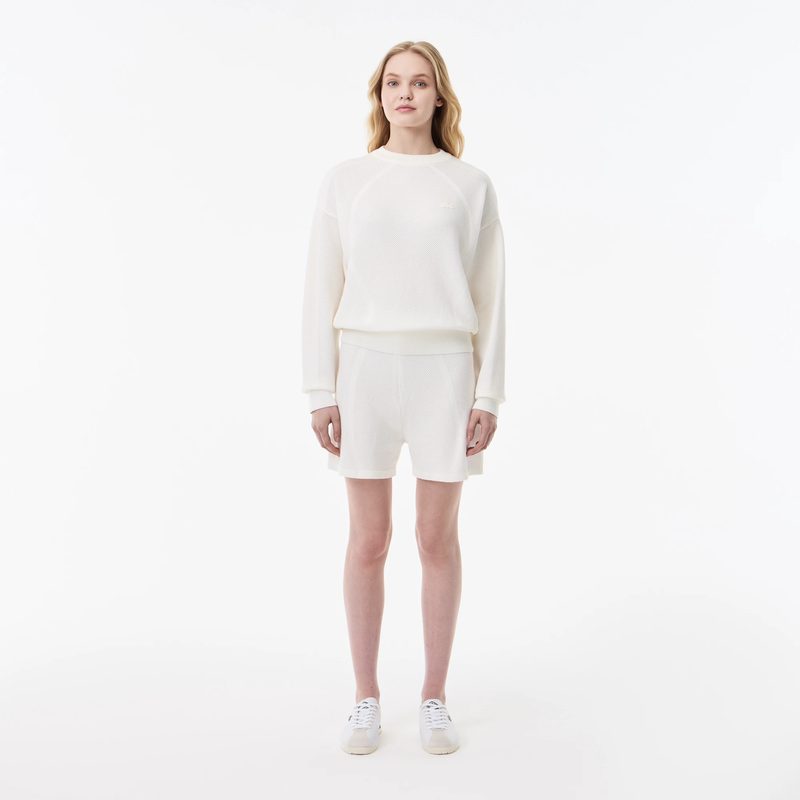 Женский свитер Lacoste из смеси хлопка 5
