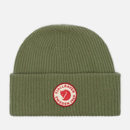 Шапка Fjallraven 1960 Logo, цвет зелёный