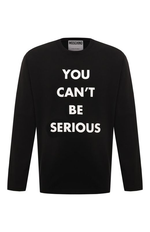 Хлопковый лонгслив Moschino