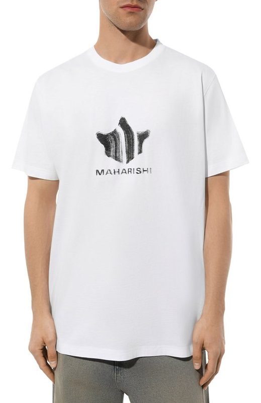 Хлопковая футболка Maharishi 3