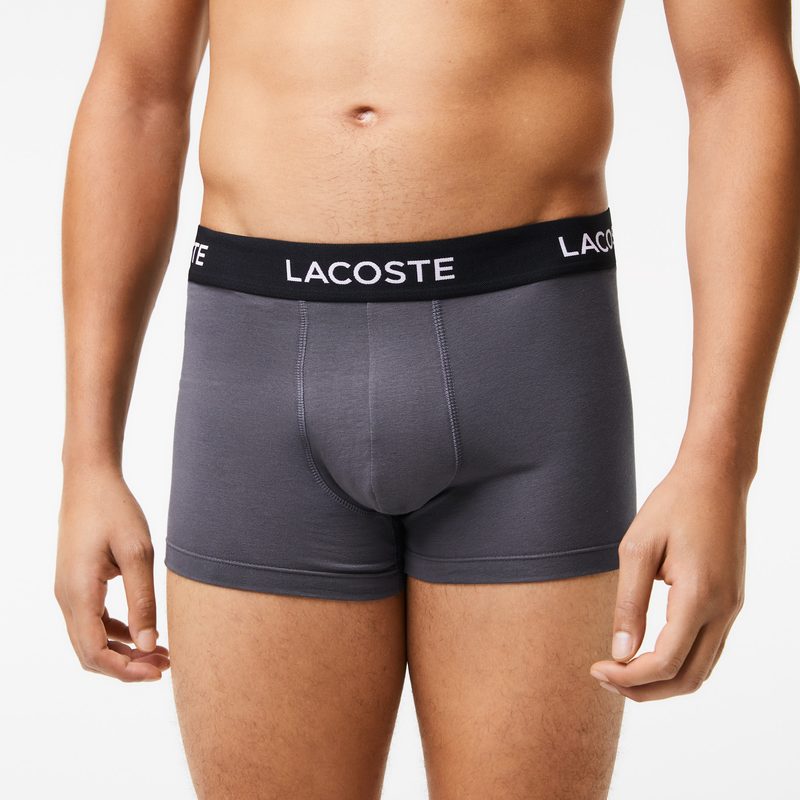 Однотонное мужское нижнее бельё Lacoste (5шт.) 4