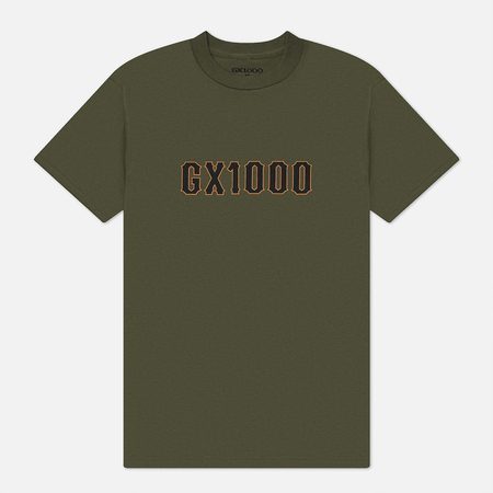 Мужская футболка GX1000 Giants, цвет оливковый