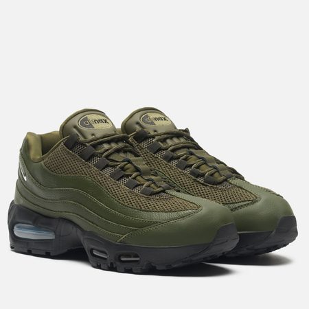 Кроссовки Nike Wmns Air Max 95 Big Bubble, цвет оливковый