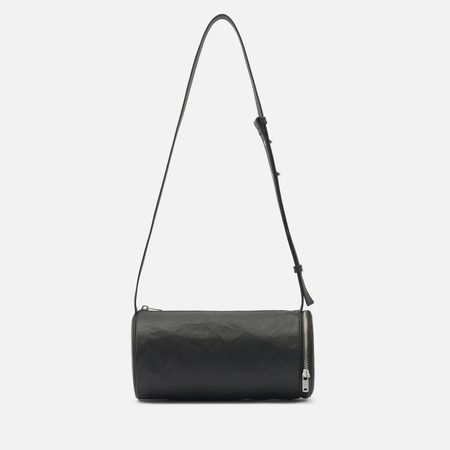 Сумка Y-3 Leather Barrel, цвет чёрный