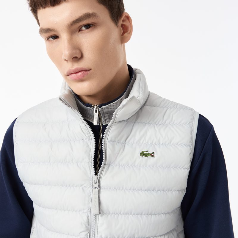 Мужской стёганный жилет Lacoste с высоким воротом 3