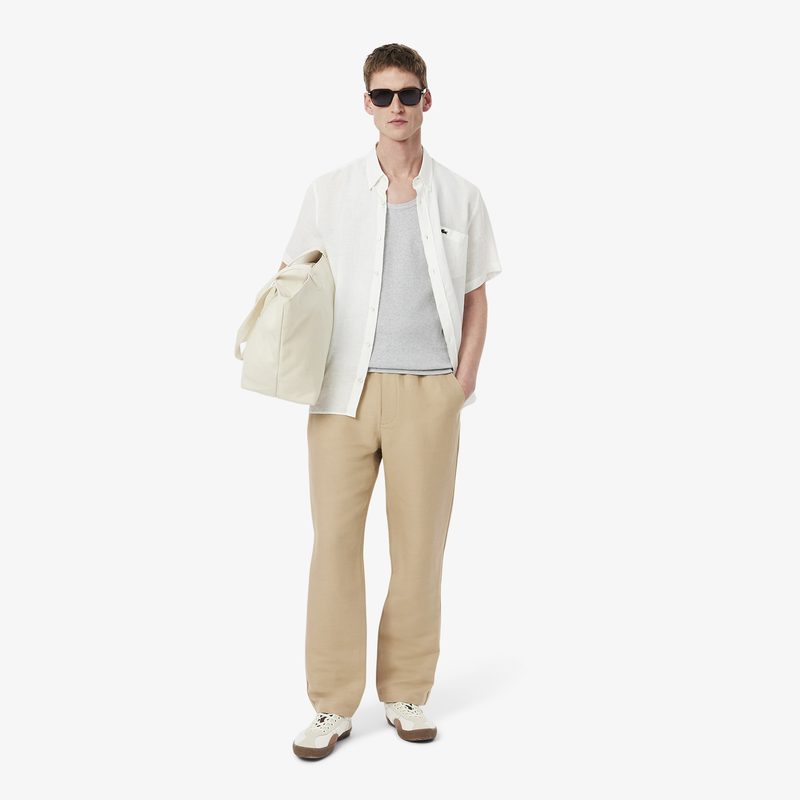 Мужские спортивные брюки Lacoste из смеси льна и вискозы 3