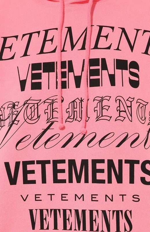 Хлопковое худи VETEMENTS 5