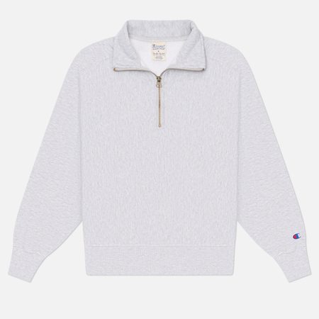 Женская толстовка Champion Reverse Weave Pinnacle Heavyweight Half-Zip Fleece, цвет серый