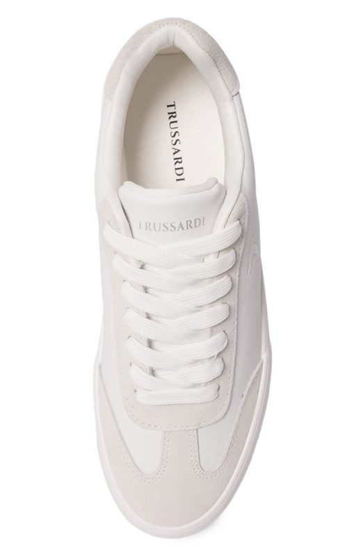 Кожаные кеды Trussardi 4