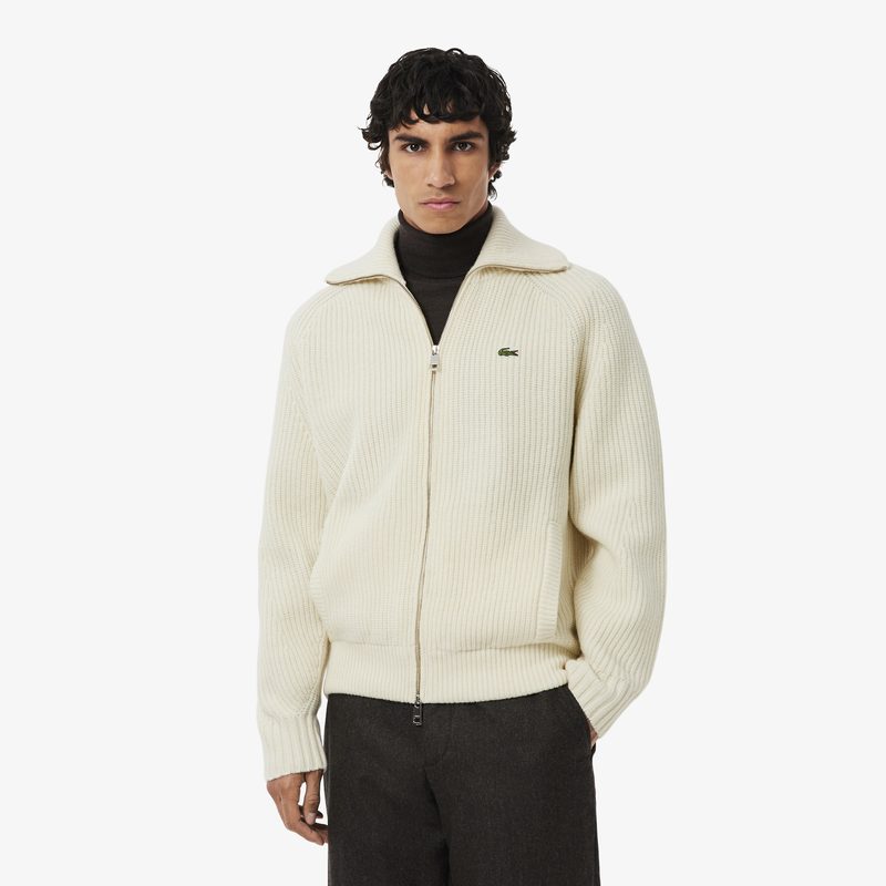 Мужской кардиган Lacoste с высоким воротом на молнии