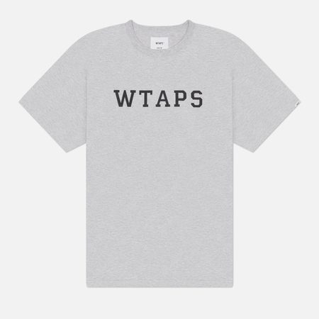 Мужская футболка WTAPS Academy 01, цвет серый