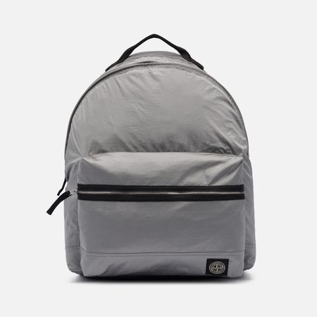 Рюкзак Stone Island Coated Nylon Metal In Econyl, цвет серый