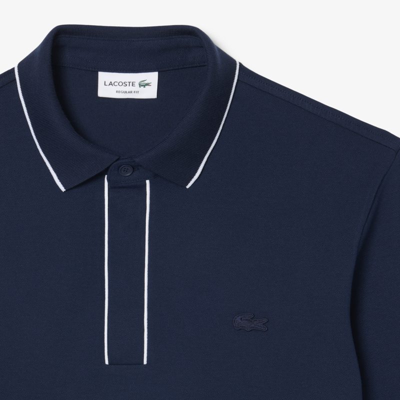 Мужская рубашка-поло Lacoste с длинным рукавом 5