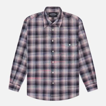 Мужская рубашка FrizmWORKS Uneven Check, цвет розовый