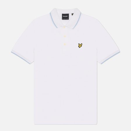 Мужское поло Lyle & Scott Tipped, цвет белый