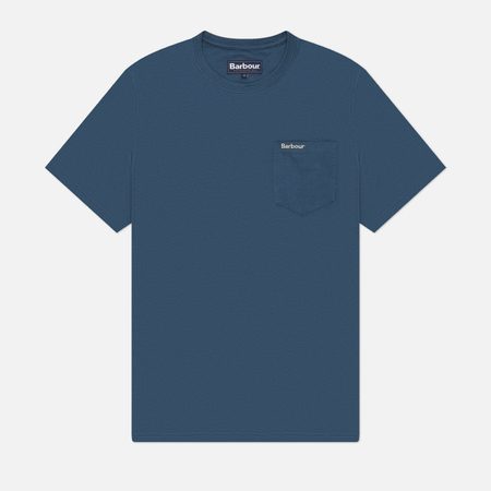 Мужская футболка Barbour Langdon Pocket, цвет синий