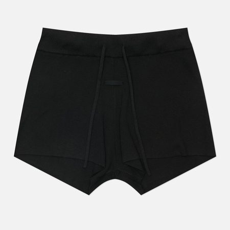 Женские шорты Fear of God ESSENTIALS Knit Running, цвет чёрный