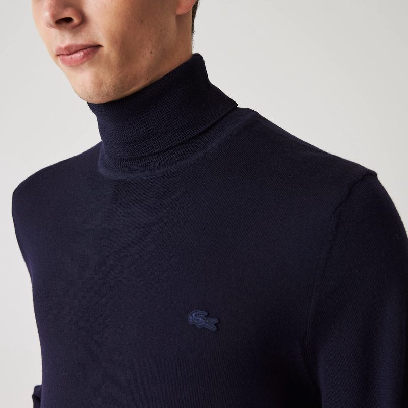 Мужская водолазка Lacoste из мериносовой шерсти 5