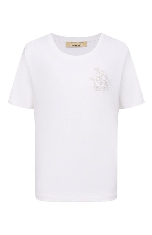 Хлопковая футболка Trussardi