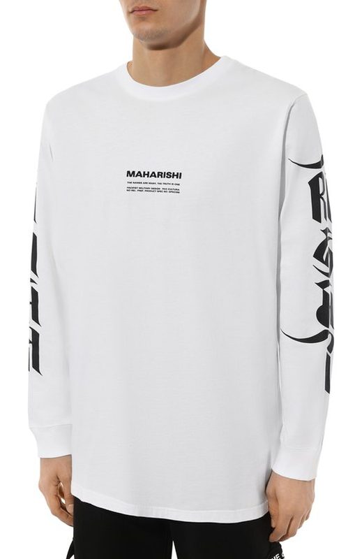 Хлопковый лонгслив Maharishi 3