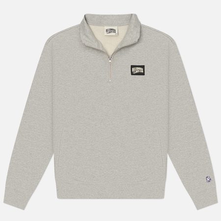 Мужская толстовка Billionaire Boys Club Woven Patch Quarter Zip Crewneck, цвет серый