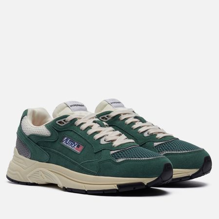 Мужские кроссовки Autry Hyperway Low Suede/Mesh, цвет зелёный