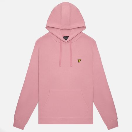 Мужская толстовка Lyle & Scott Hoodie Regular Fit, цвет розовый