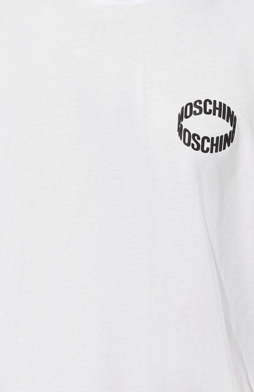 Хлопковая футболка Moschino 5