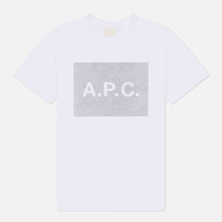 Мужская футболка A.P.C. Vignette A.P.C. GOTS, цвет серый