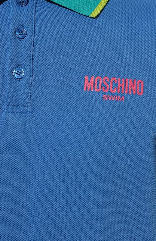 Хлопковое поло Moschino 5