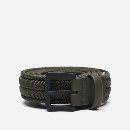 Ремень C.P. Company Braided Cotton Mixed, цвет оливковый