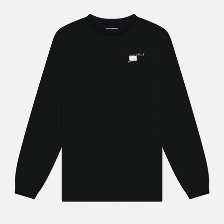 Мужской лонгслив uniform experiment In-Process Print, цвет чёрный