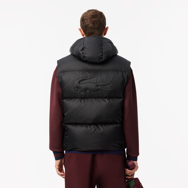 Мужской влагоотталкивающий жилет Lacoste с капюшоном 2