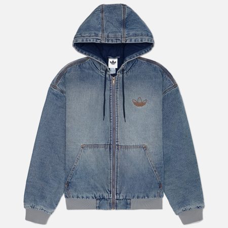Мужская джинсовая куртка adidas Originals Denim Padded, цвет голубой