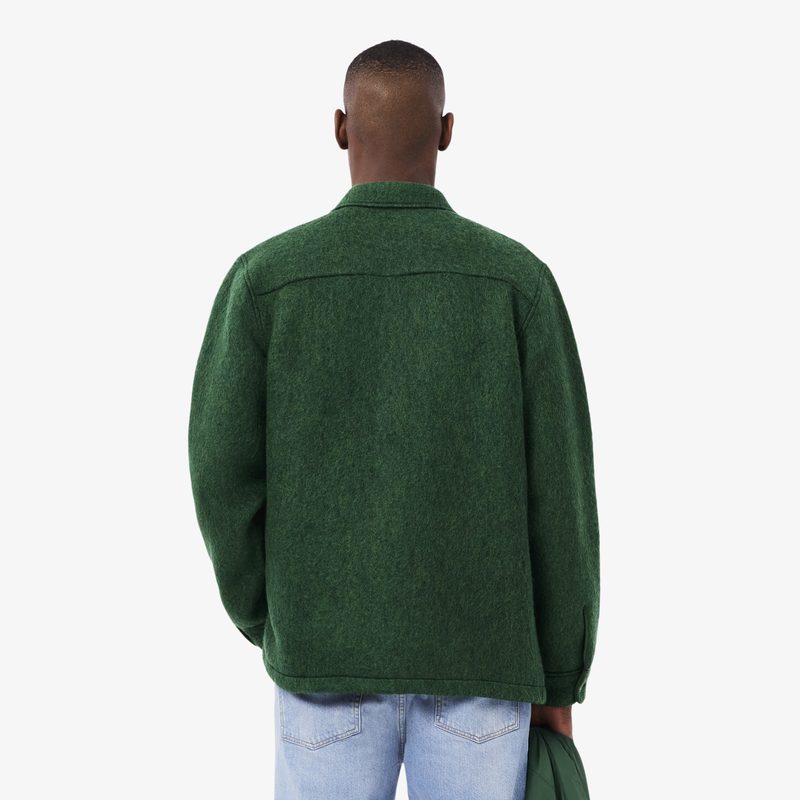 Мужская утепленная рубашка Lacoste оверсайз 2