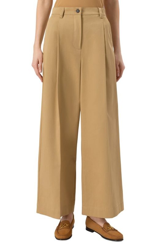 Хлопковые брюки Weekend Max Mara 3